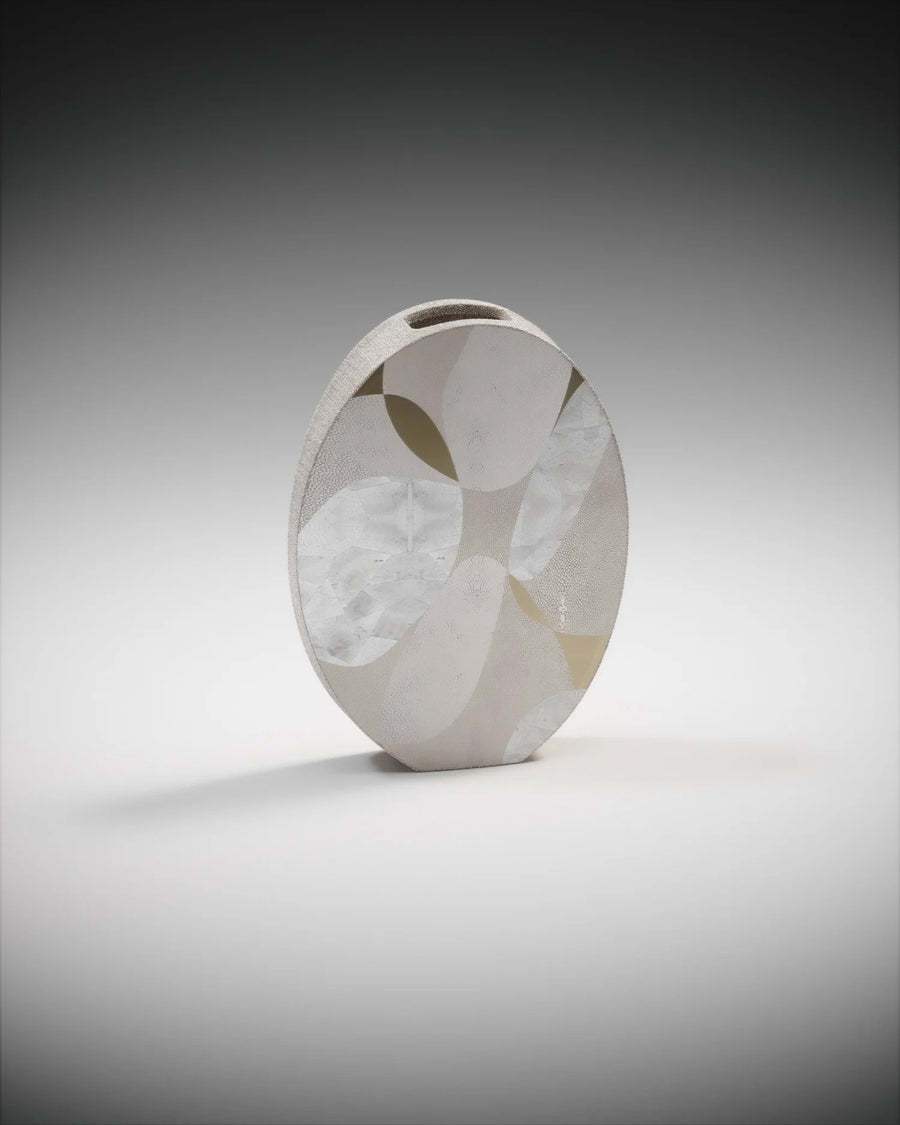 Peacock Oval Paris Vase