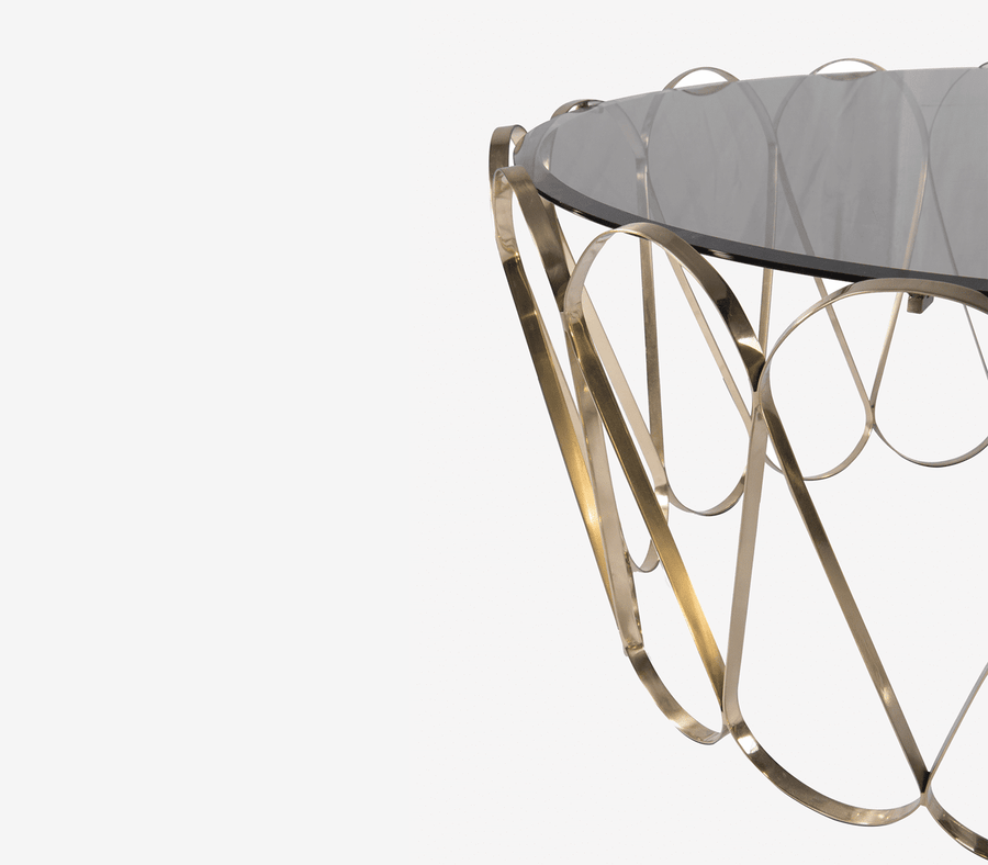Darfield Center Table | Gold