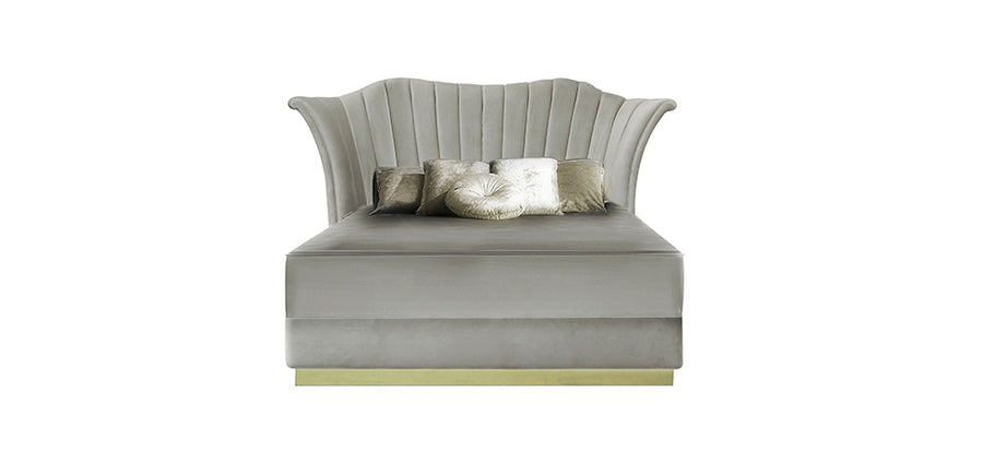 Vicarage | BED with CLIENT's FABRIC