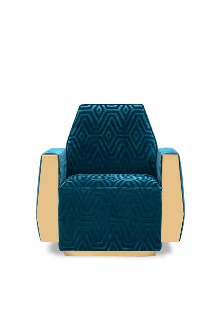 Keith Coventry ARMCHAIR with CLIENT's FABRIC