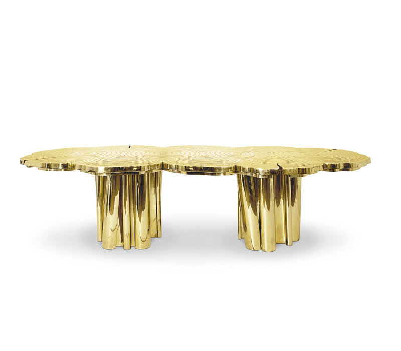 Jonathan S Hooper Dining Table | Gold | 12 Seats