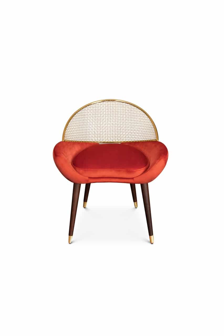 Paul Mellia DINING CHAIR with CLIENT's FABRIC
