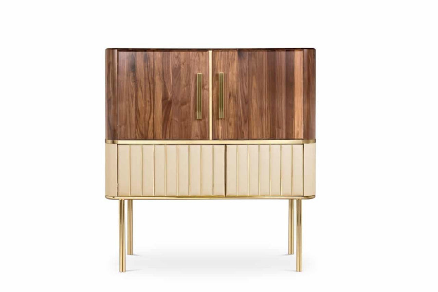 Anna King CABINET with CLIENT's FABRIC