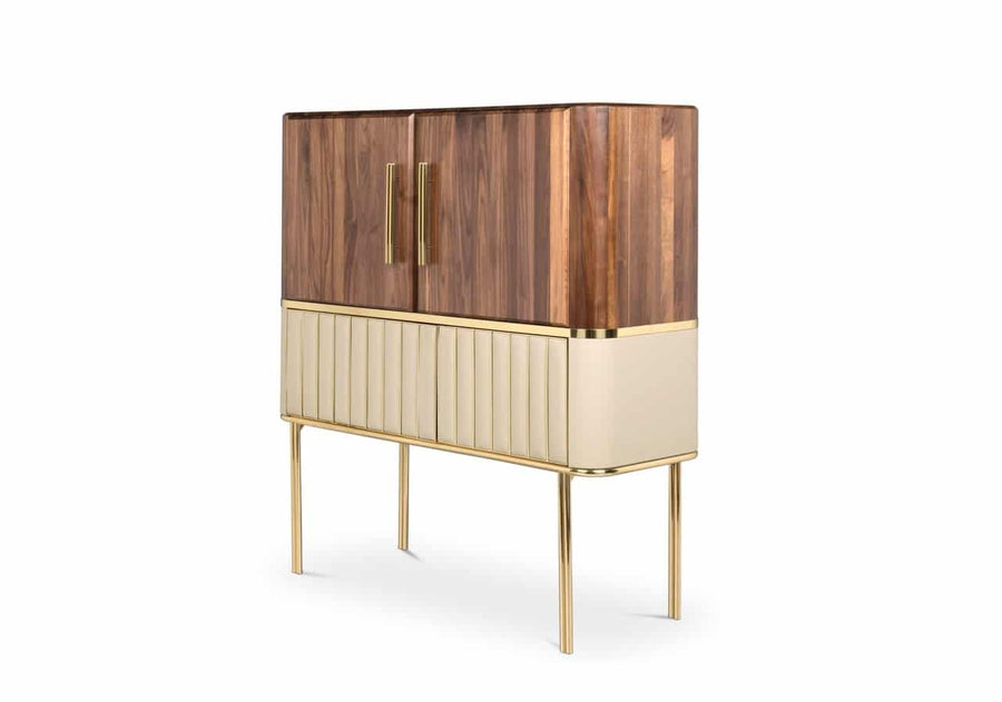 Anna King CABINET with CLIENT's FABRIC