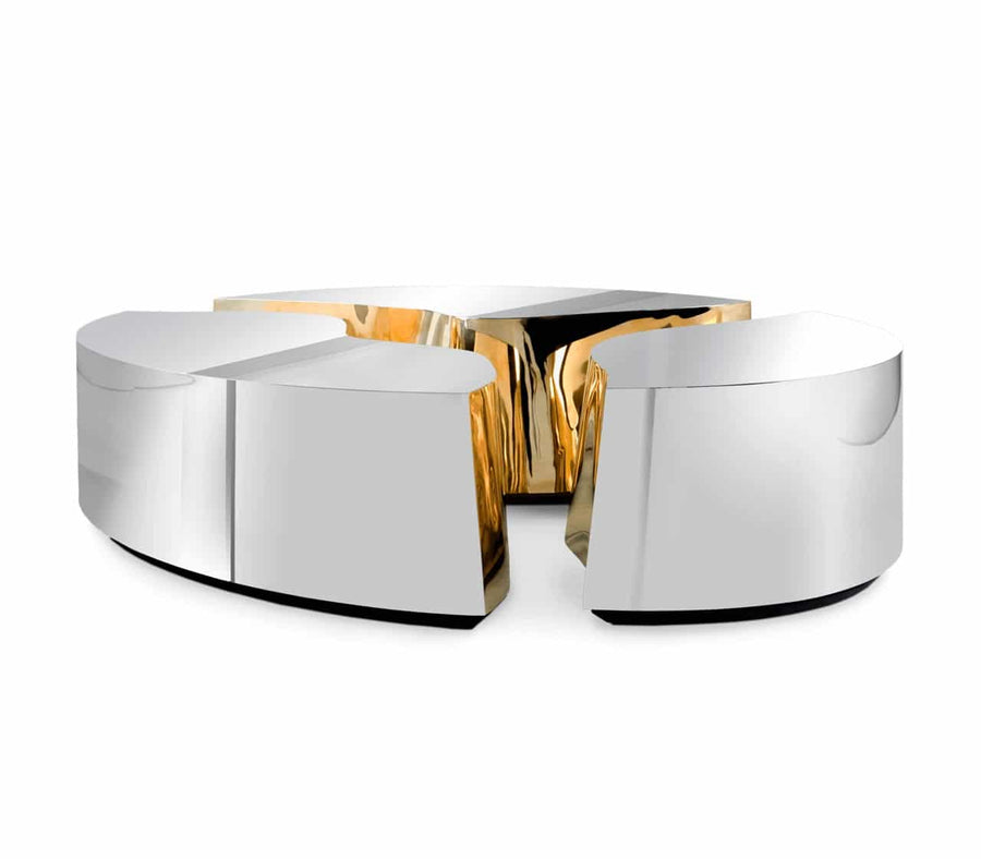 Courtfield OVAL Center Table Inox