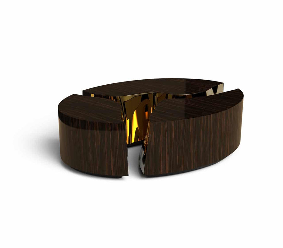 Courtfield OVAL EBONY Center Table