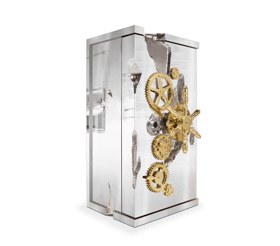 Samuel Scott Luxury Safe | Silver