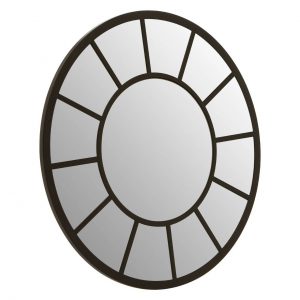 Cheval Black Finish Wall Mirror