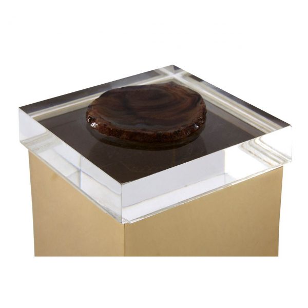 Pelham Black Agate Small Trinket Box