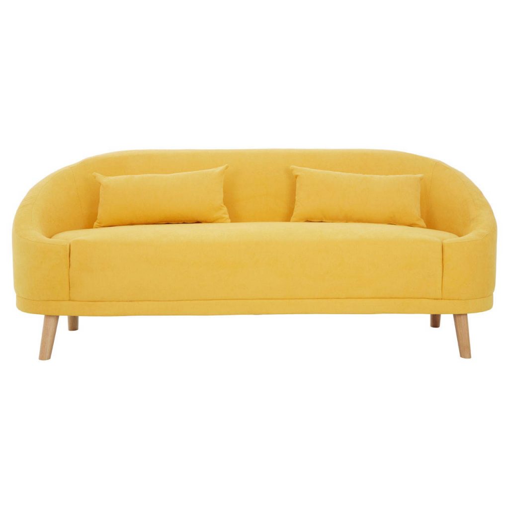 Phillimore Yellow Linen Sofa