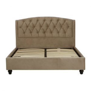 Archway Brushed Velvet Double Bed