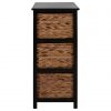 Rutland 6 Drawers Black Frame Storage Unit