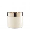 Ensor White Small Wax Filled Candle