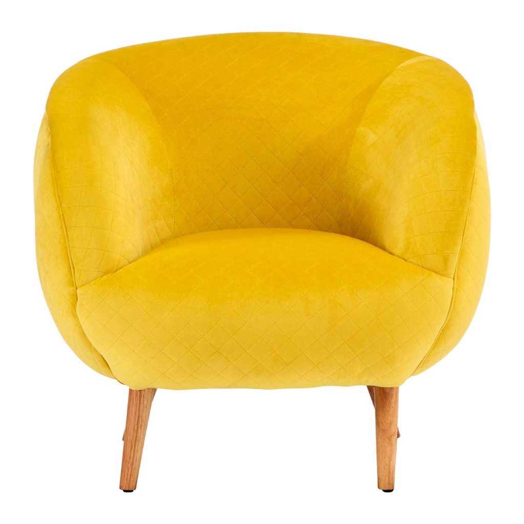 Ovington Yellow Fabric Chair