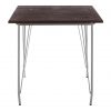Kramer Grey Metal And Elm Wood Table