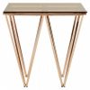 Norland Square Champagne Triangular End Table