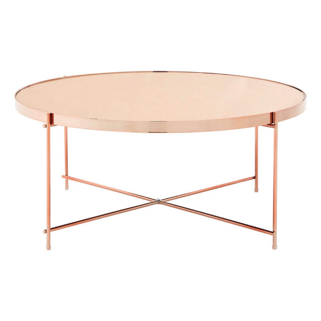 Norland Pink Mirror Coffee Table