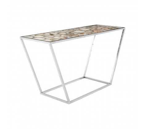 Frankland White Agate Console Table Frankland White Agate Console Table