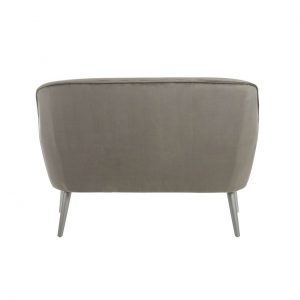 Elystan Grey Velvet Sofa
