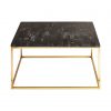 Knaresborough Dark Petrified Wood Square Coffee Table