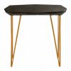 Knaresborough Large / Black Marble Top Side Table