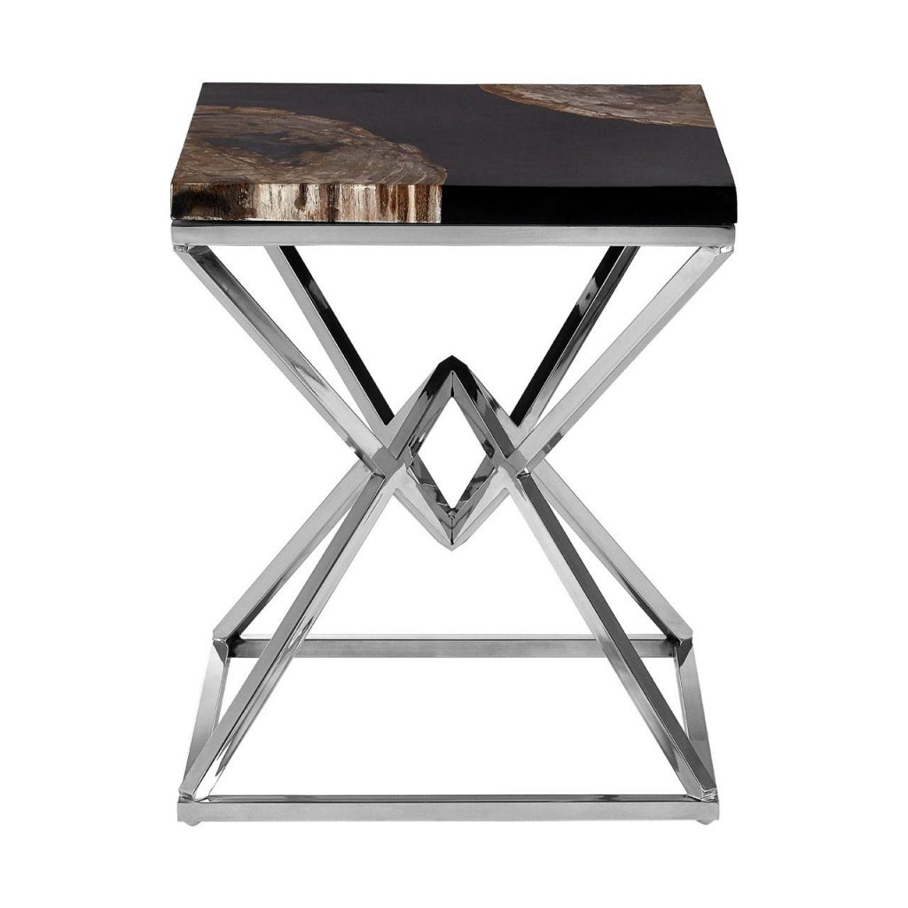 Knaresborough Petrified Wood Side Table