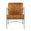 Scarsdale Light Brown Leather Dining Chair