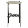 Faraday Black Triple Cross Base Side Table