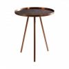 Eden Matte Copper Finish Side Table