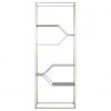 Hazlewood Silver Finish Bookshelf