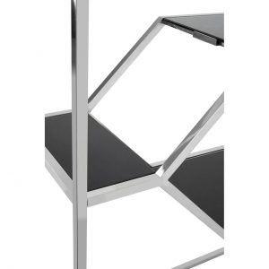 Hazlewood Silver Finish Bookshelf