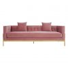 Lecky 3 Seat Pink Sofa