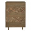 Oakwood 5 Drawer Wood Chest