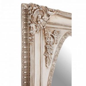 Rosehart Champagne Oval Border Wall Mirror