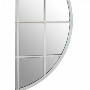 Bomore Round Panelled Wall Mirror