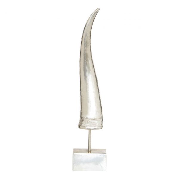 Denbigh Small Silver Horn Ornament