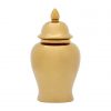 Oakfield Small Gold Ceramic Jar