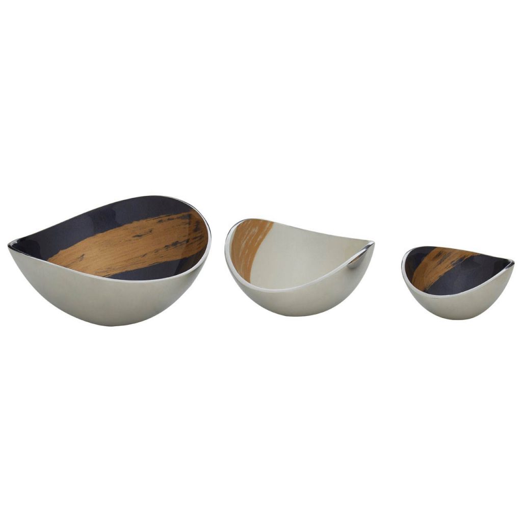 Aubrey Deco Brushstroke Bowls