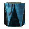 Emperors Small Blue Glass Candle Holder