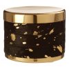 Pelham Large Gold / Black Trinket Box