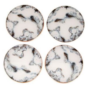 South Bolton Set Of 4 Marble Effect Coasters