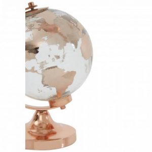 Chesterton Small Copper Finish Glass Globe