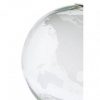 Chesterton Small Silver Finish Glass Globe