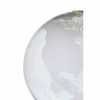 Chesterton Large Silver Finish Glass Globe