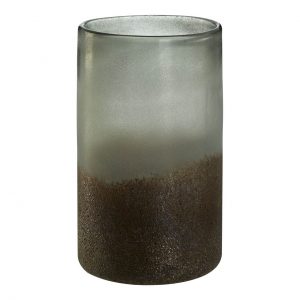 Little Boltons Medium Grey Metallic Vase
