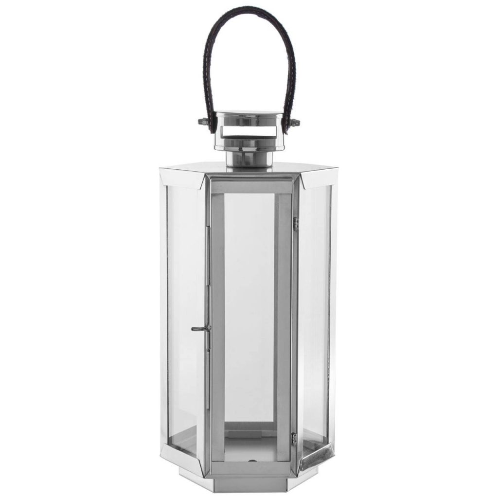 Bedford Small Silver Finish Lantern