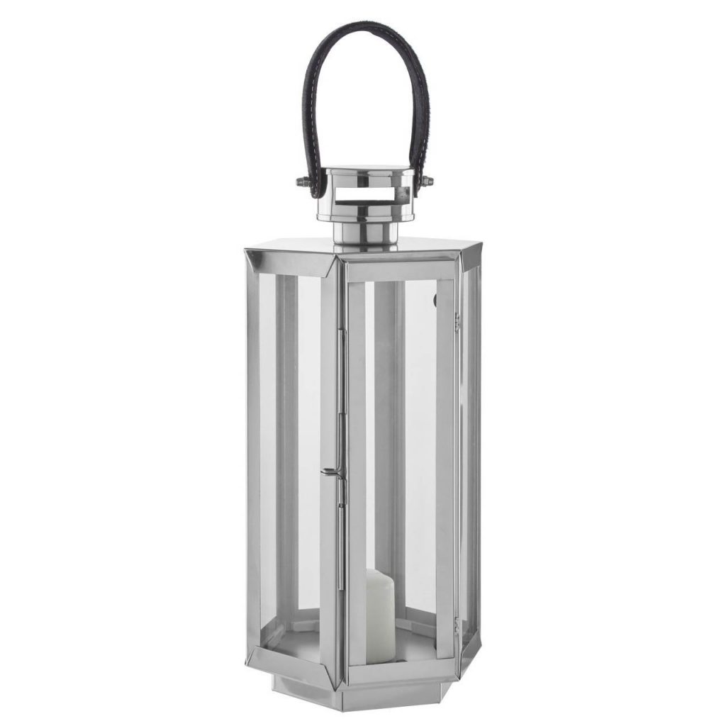 Bedford Small Silver Finish Lantern