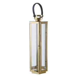 Bedford Medium Gold Finish Lantern