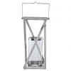 Carmel Large Silver Criss Cross Lantern