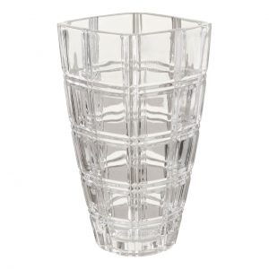 Douro Vase With Grid Pattern